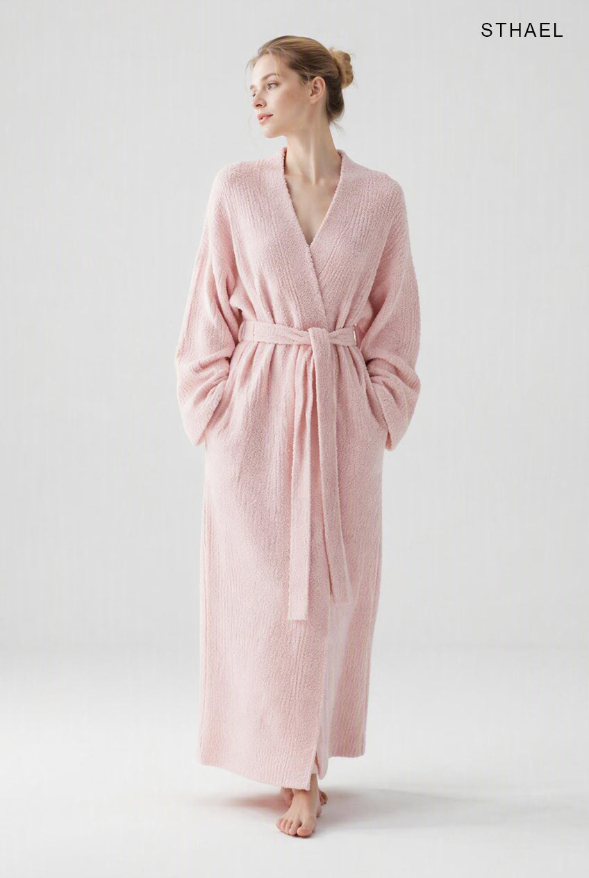 Women's Ultra-Soft Plush Fleece Robe