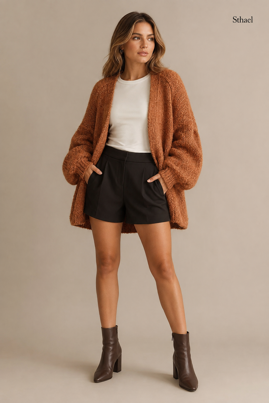 Women's Oversized Cardigan Sweater