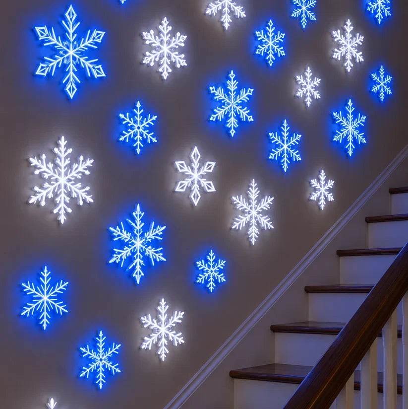 ❄️ 4PCS LED Snowflake Wall Light Set