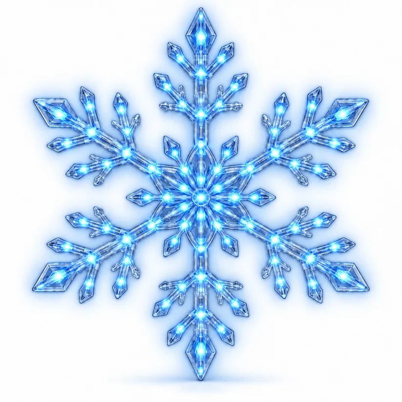 ❄️ 4PCS LED Snowflake Wall Light Set